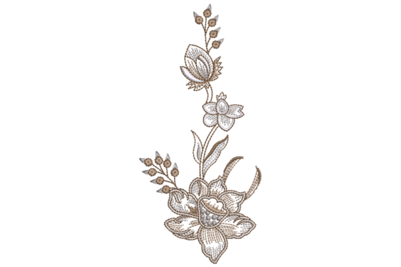 Beautiful Wildflowers Embroidery