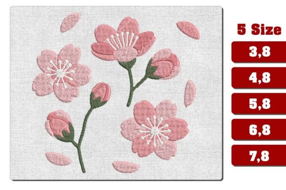 Cherry Blossom Machine Embroidery File